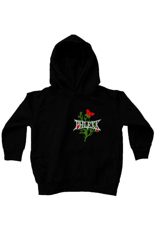 Black "Rose" Kids Hoodie