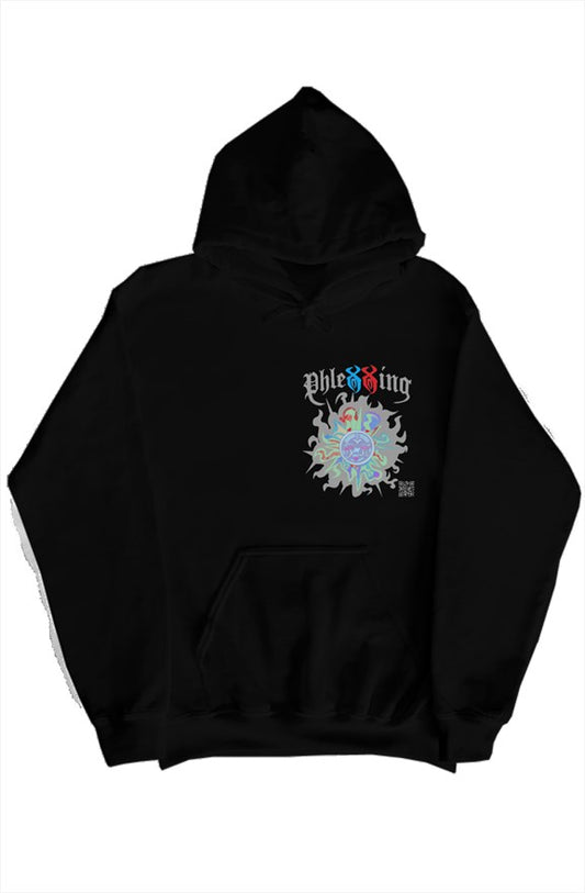 Black "Dark Medusa Sun" Hoodie