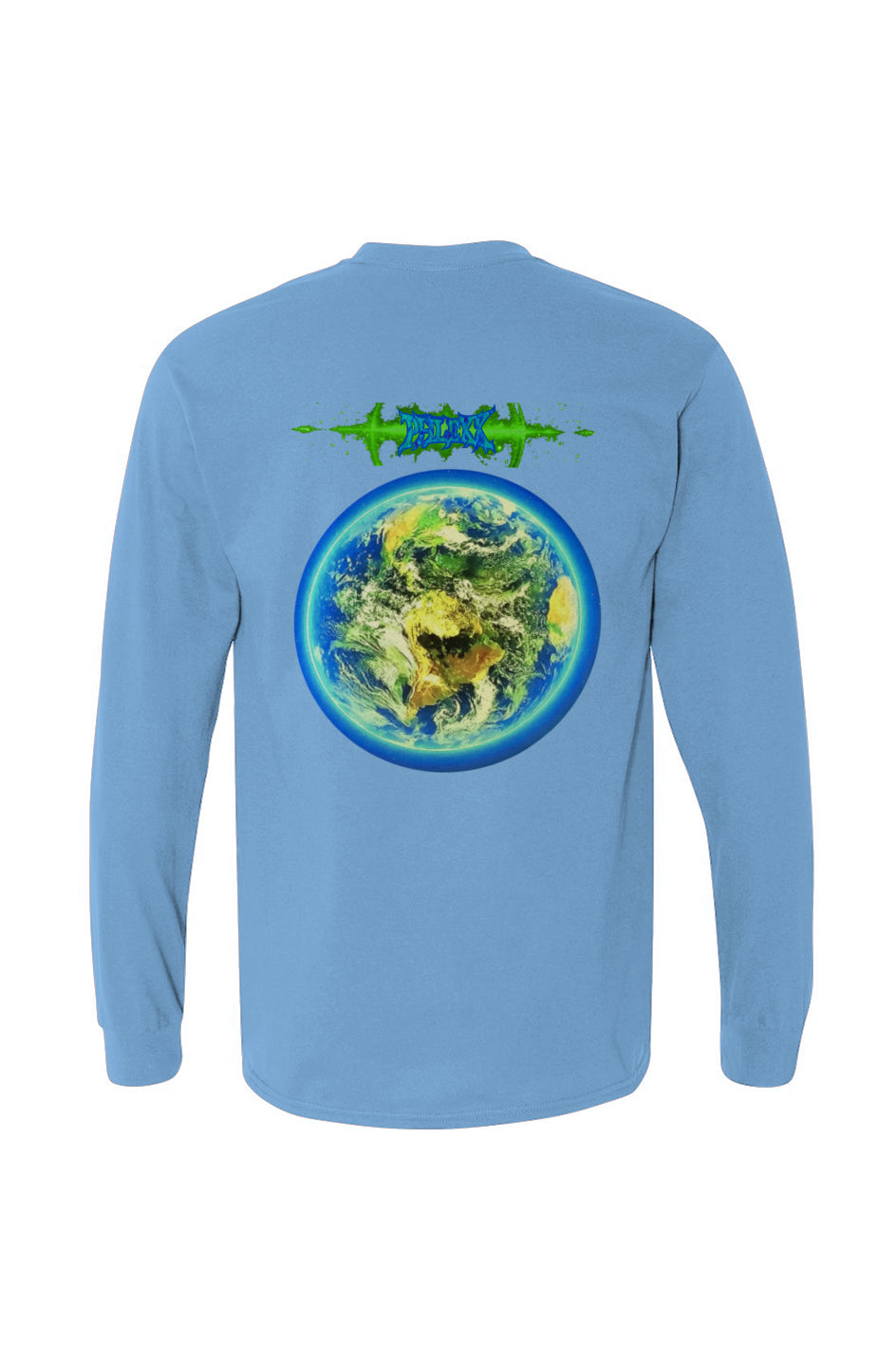 Sky Blue “ PhlexxWorld “ Long Sleeve Tee