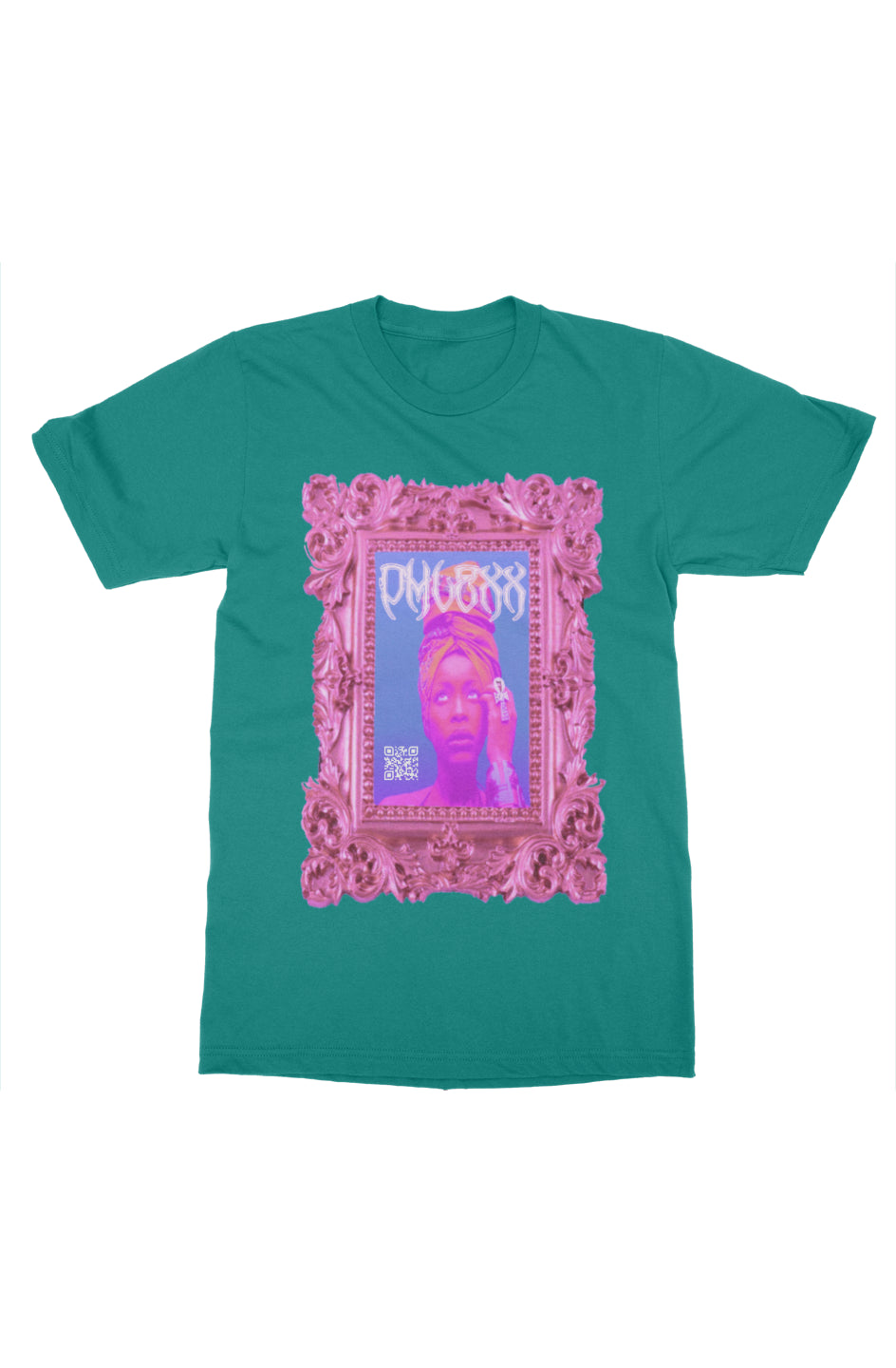 Turquoise “BADU” Tee