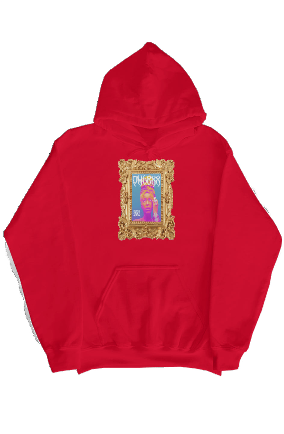 Red “ BADU” Hoodie 