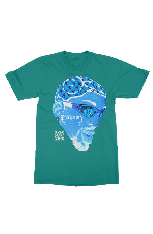 Turquoise Ice “Rodman” Tee